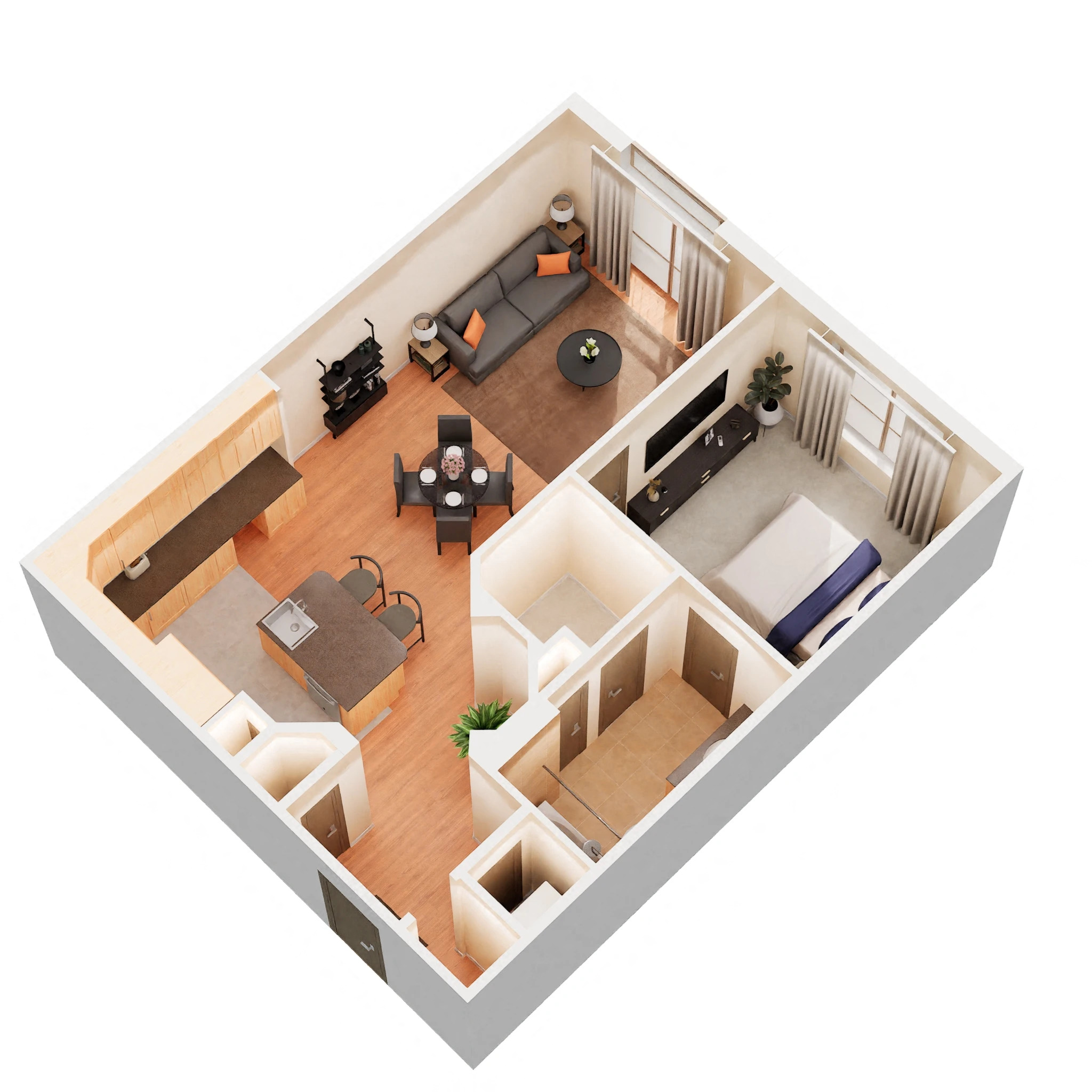 A2 floor plan