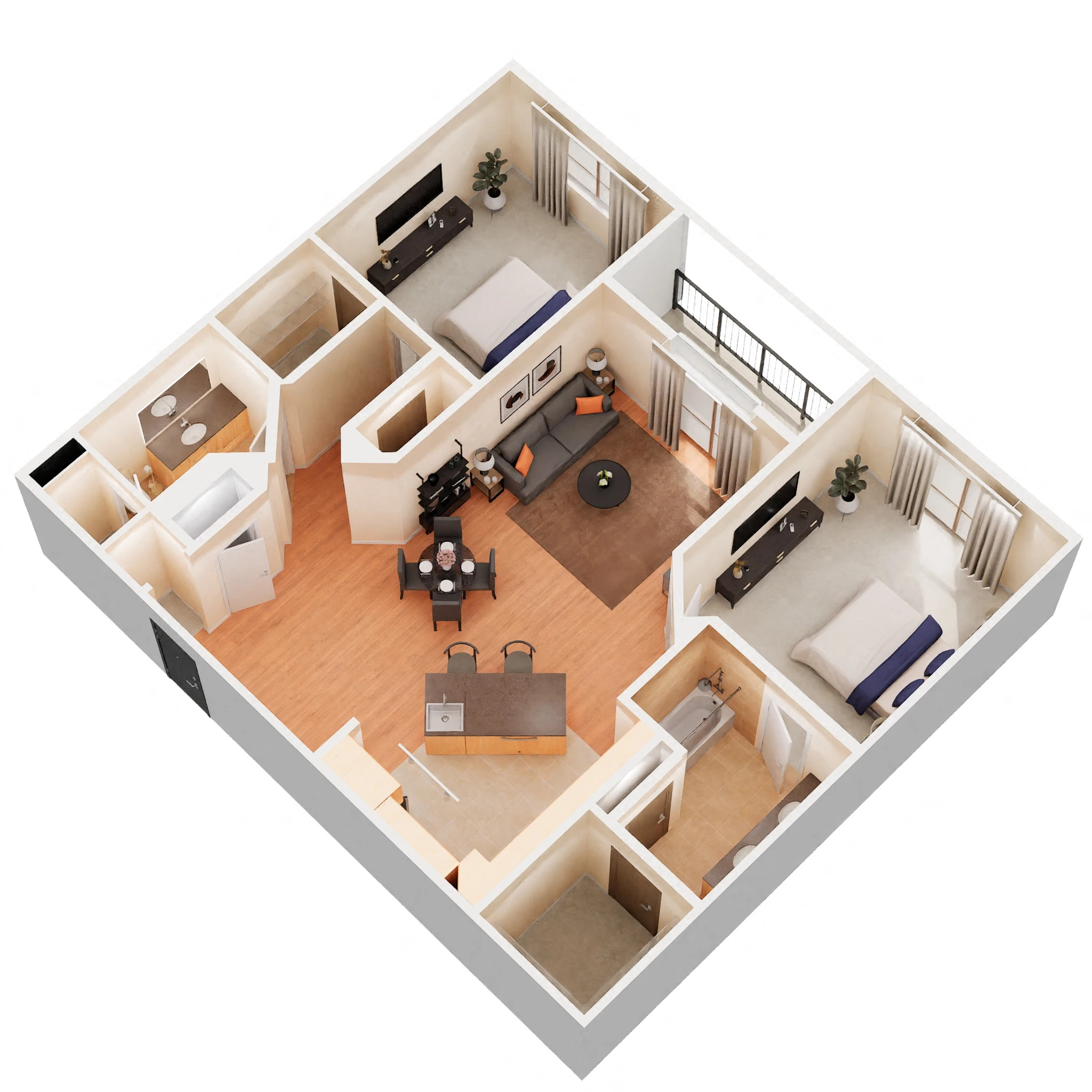 B2 floor plan