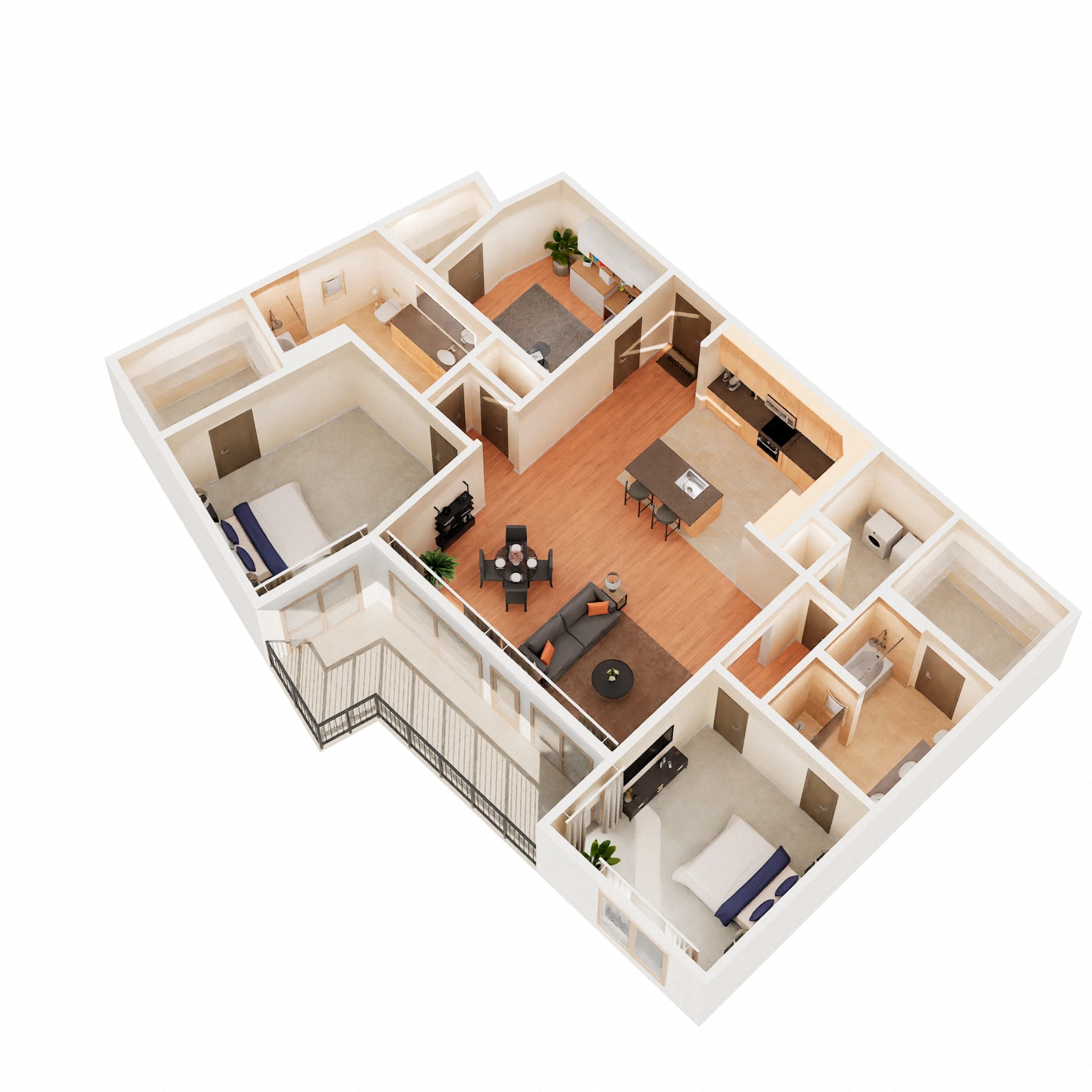 B6 floor plan