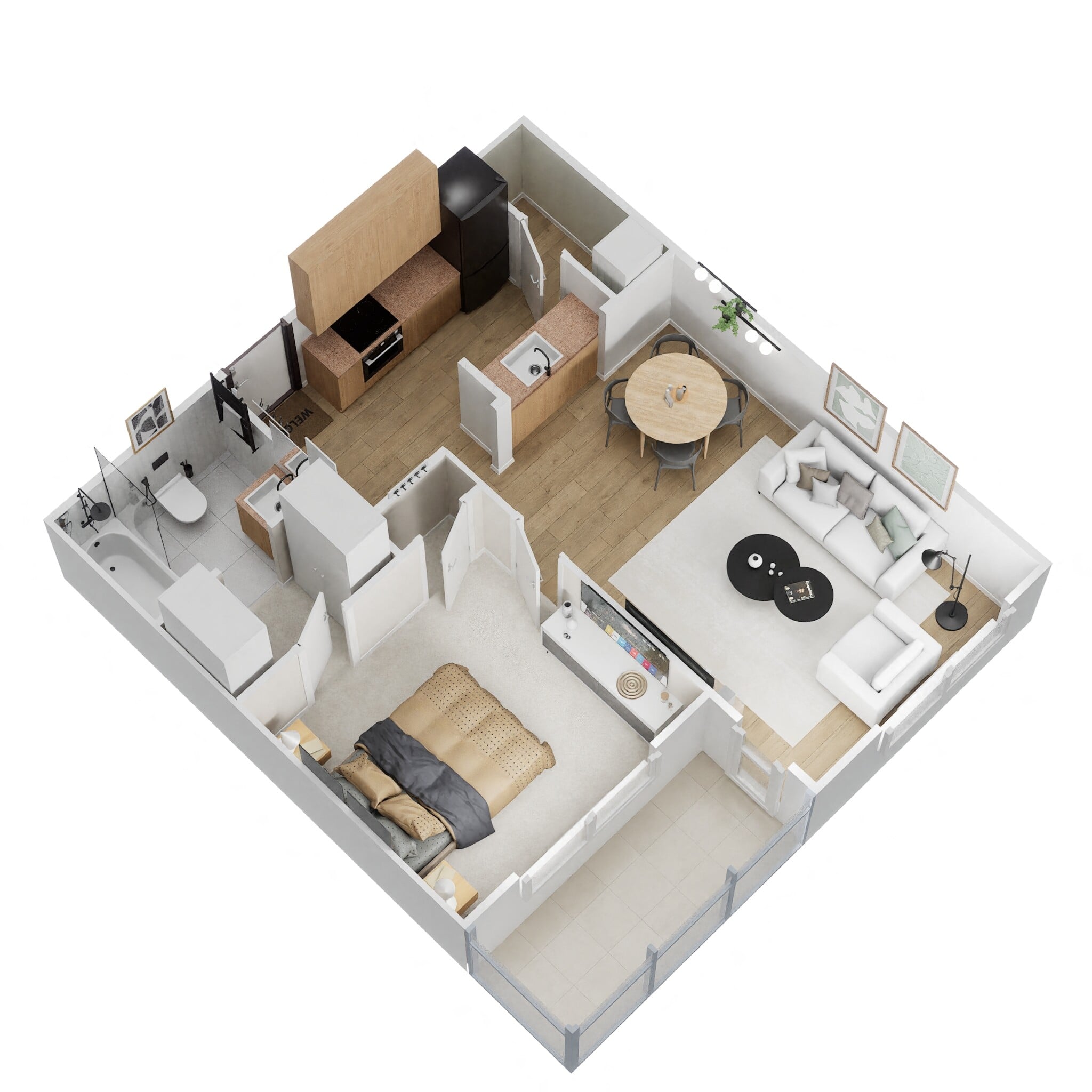 A2 floor plan