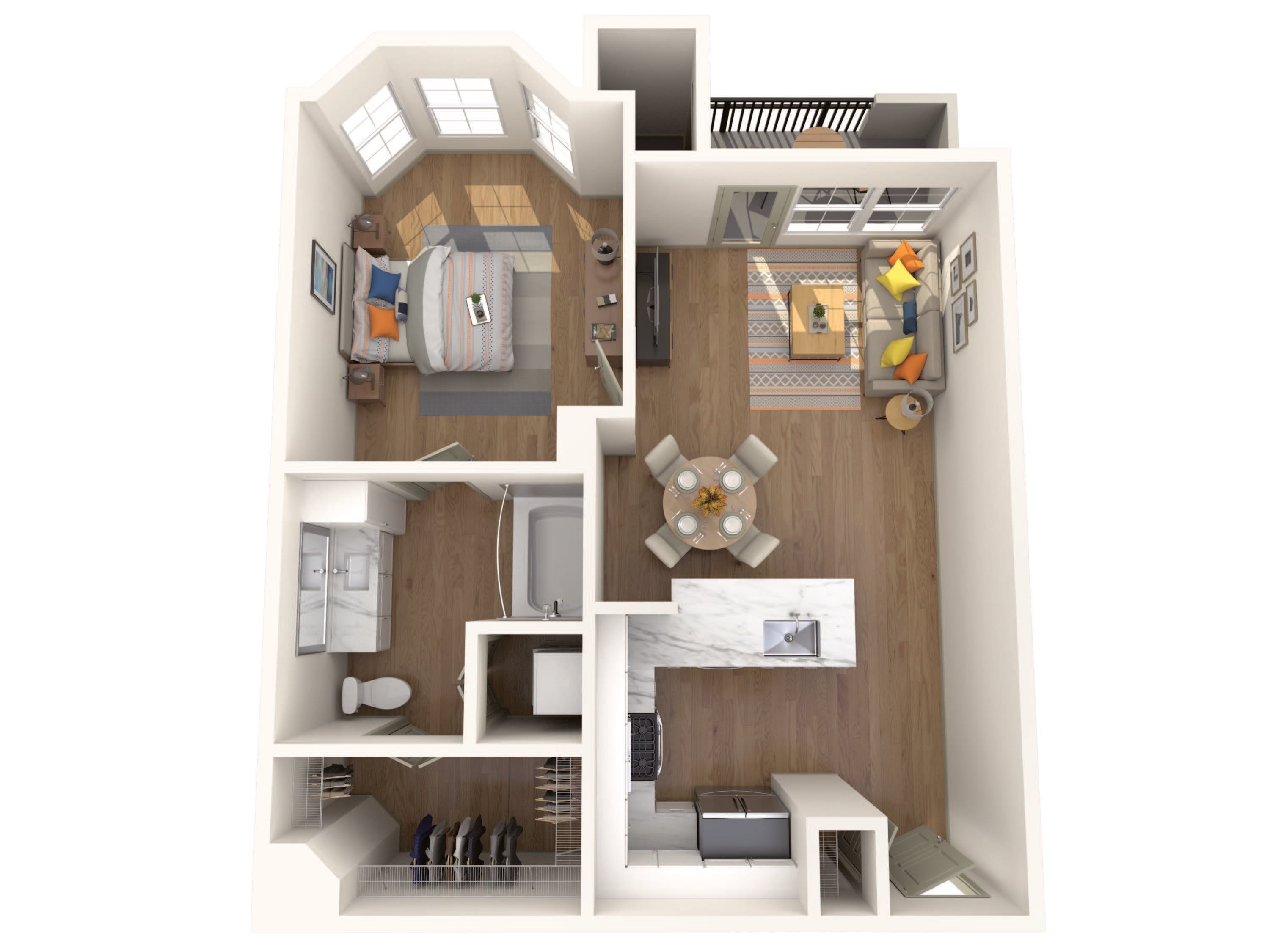 A1 floor plan