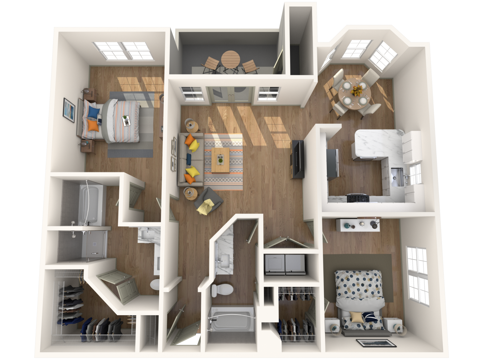 B2a floor plan
