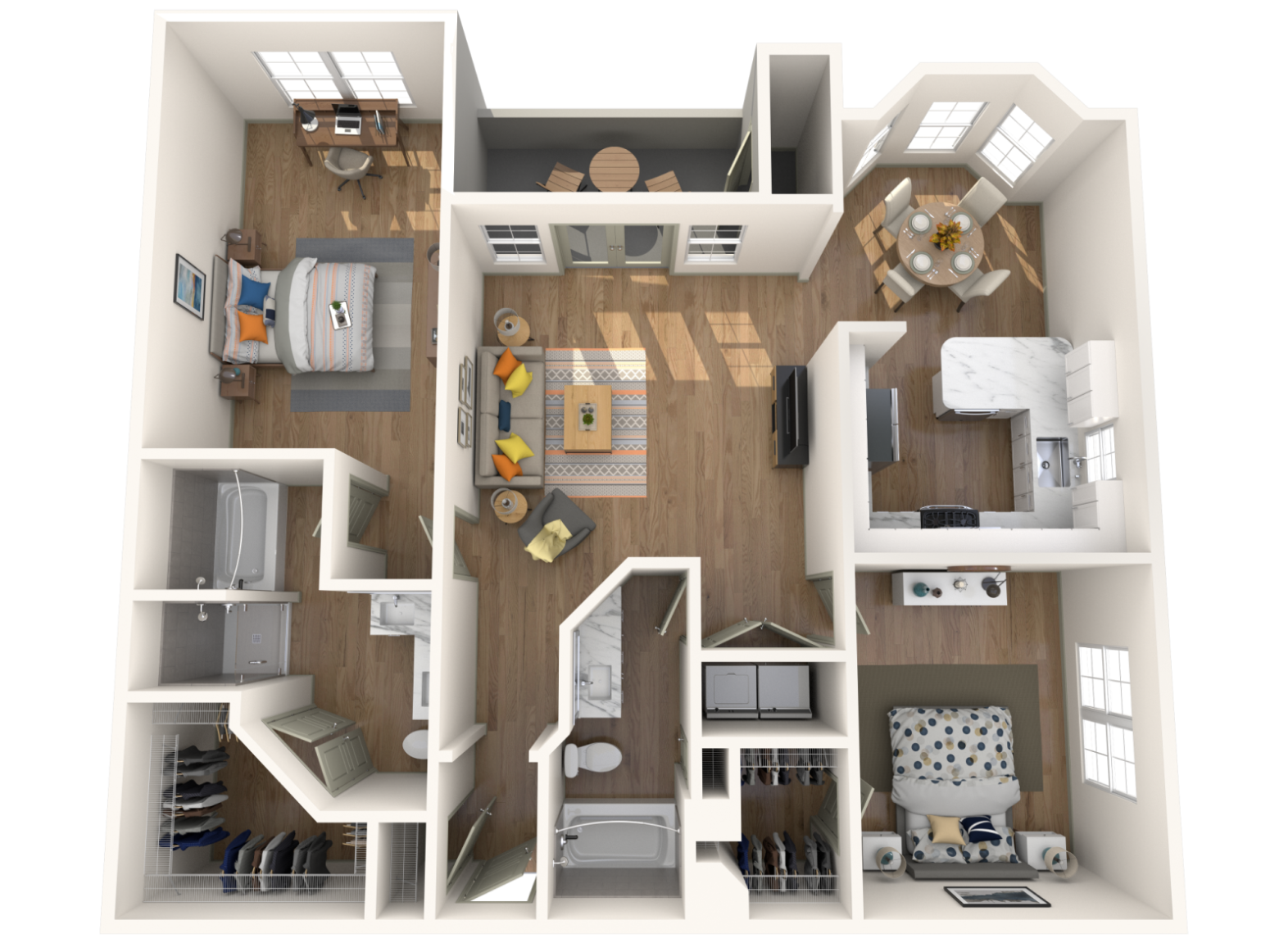 B2b floor plan
