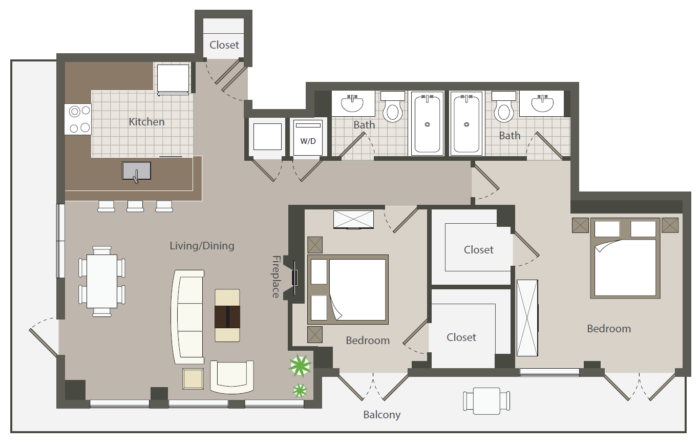 2P11 floor plan