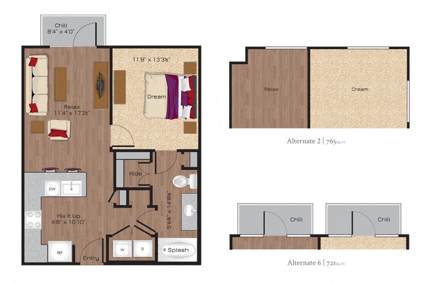 A2 floor plan