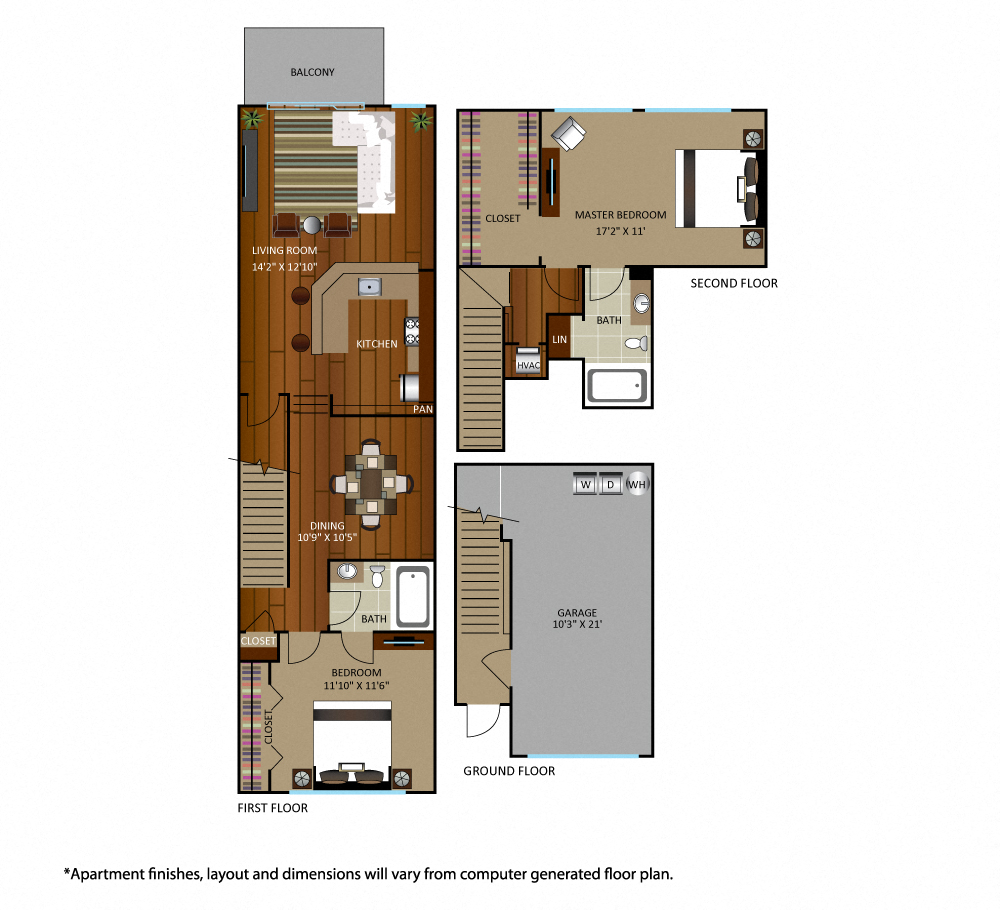 B3R Capri floor plan