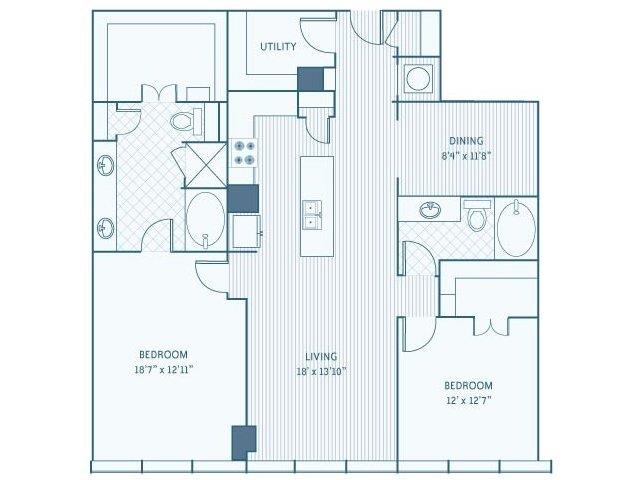 B2D floor plan