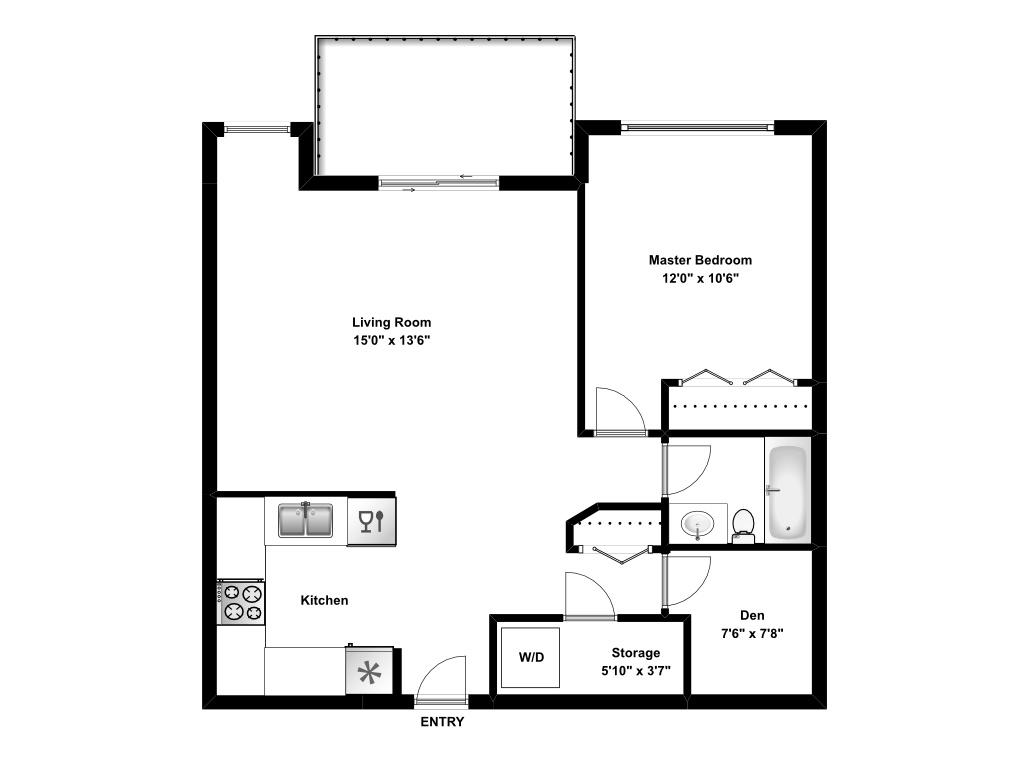Floor Plans of Beacon Heights Apartments in Calgary, AB