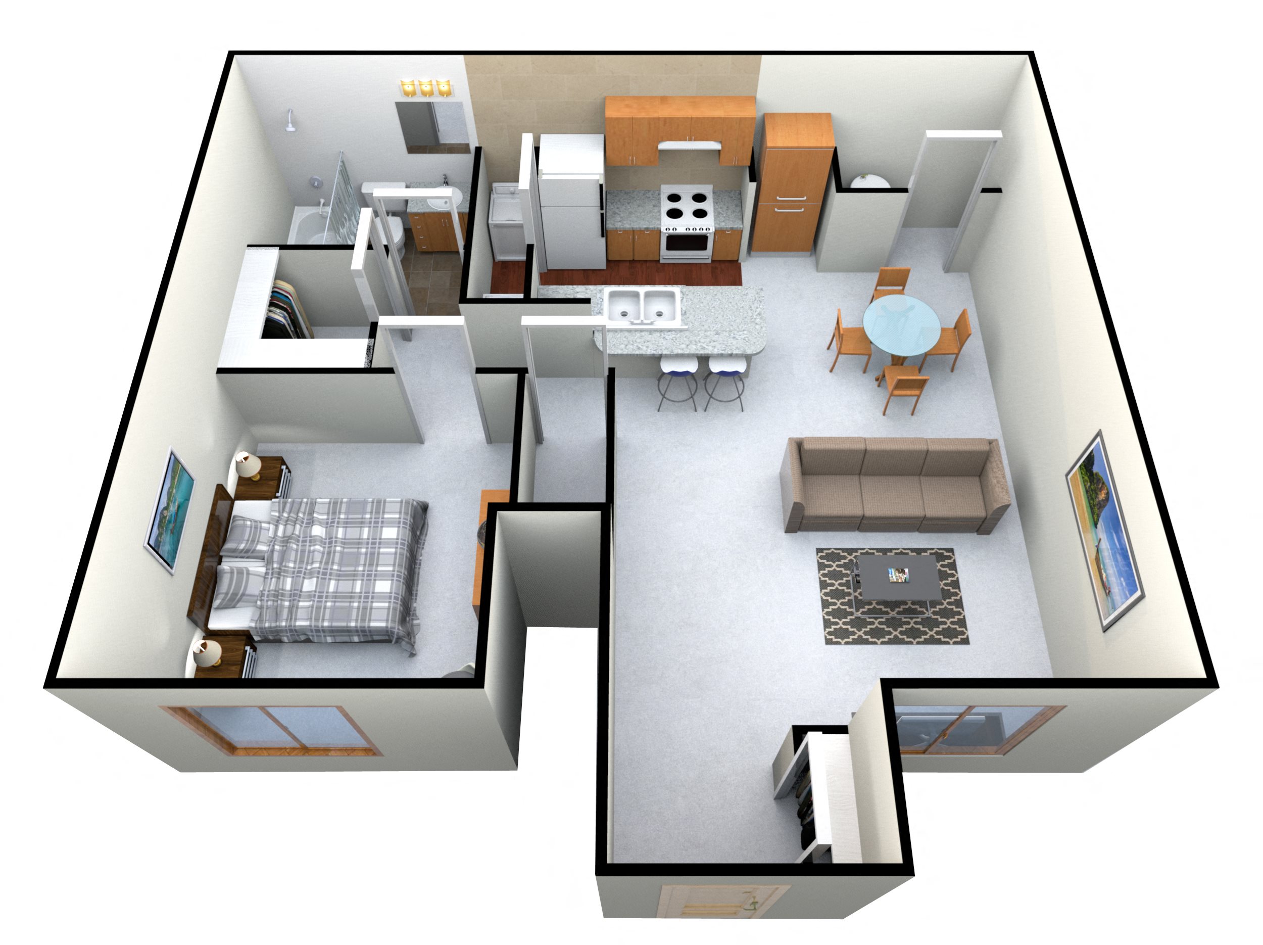 Canton Club 1 2 3 Bedroom Apartments Floor Plans