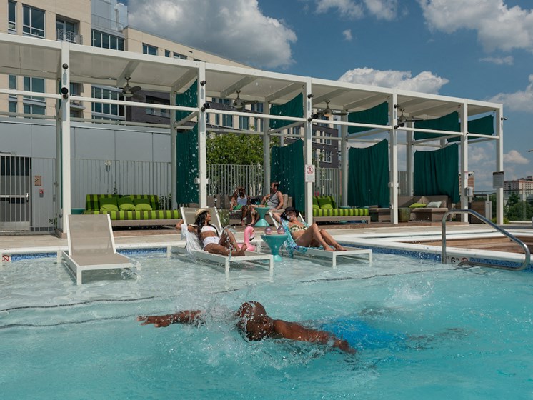 Poolside Sundeck at The Pearl, Maryland