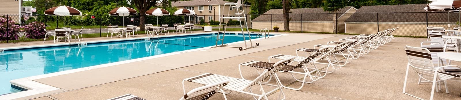 Swimming Pool With Relaxing Sundecks at Lakeside Village, East Patchogue