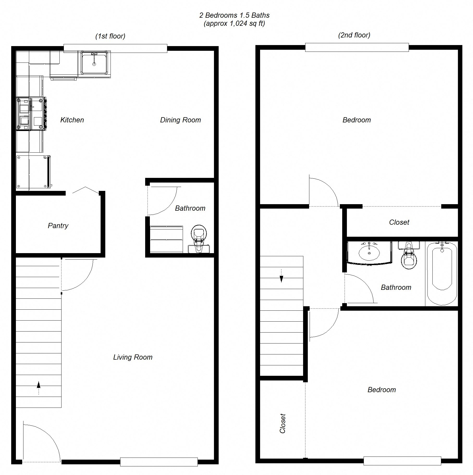 Floor Plans of Campbell Plaza Apartments in Campbell, CA