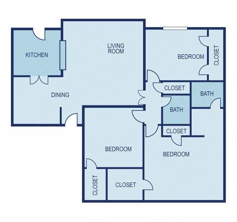 3 Bedroom 2 Bathroom Floor Plan 3 Bedroom 2 Bathroom Floor Plan at Lift, Texas