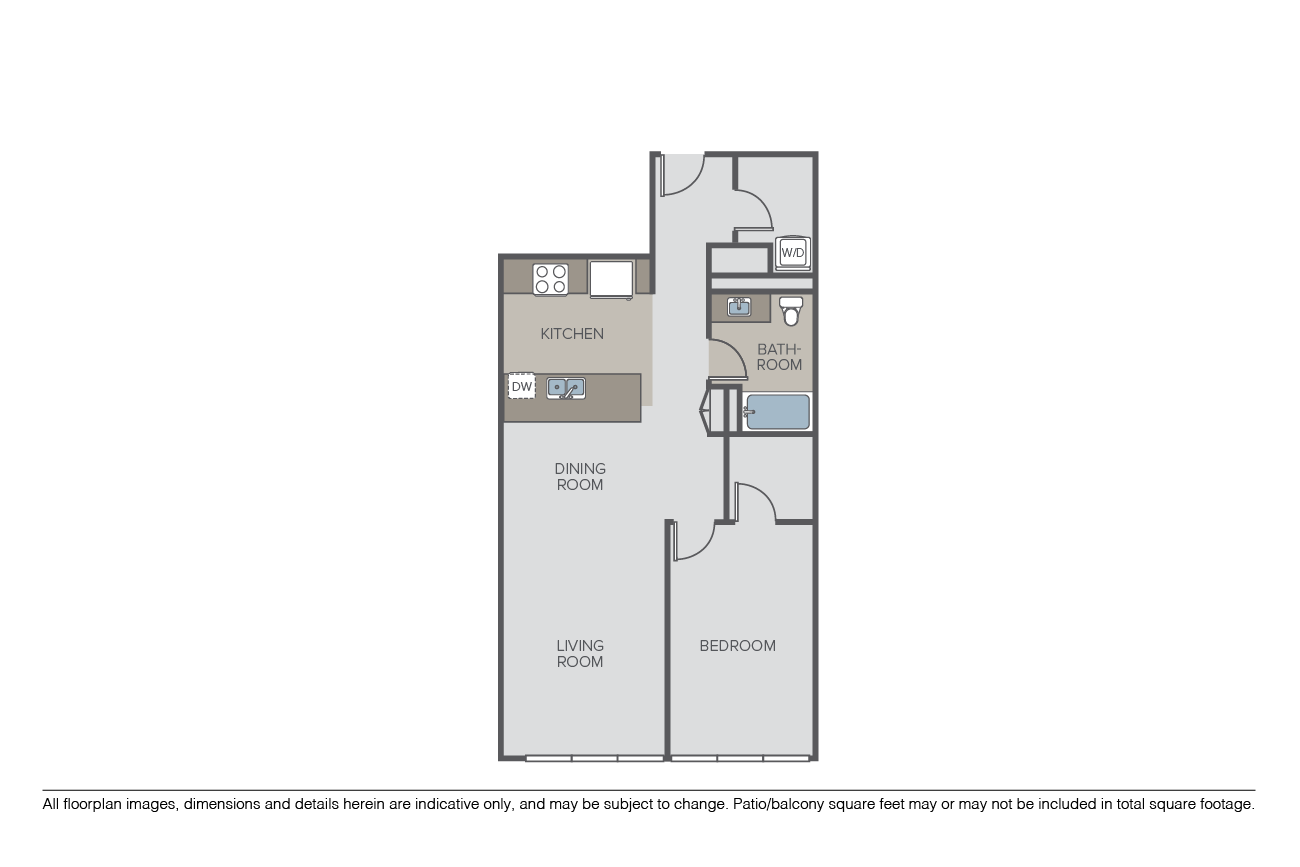 Plan 1E floor plan