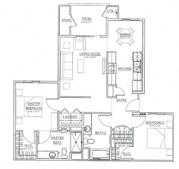 Floor Plans Of Cordero Pines Family Apartments In Las Vegas Nv
