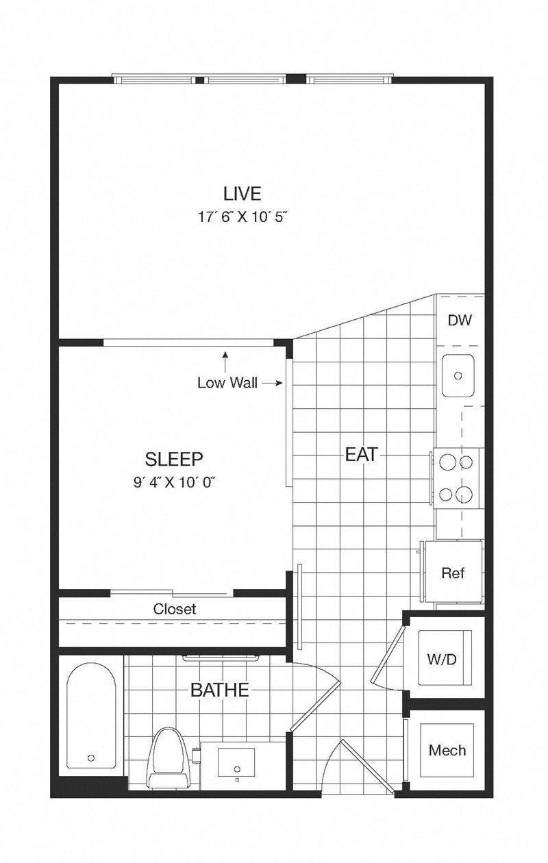 Apartment 29-416 floorplan
