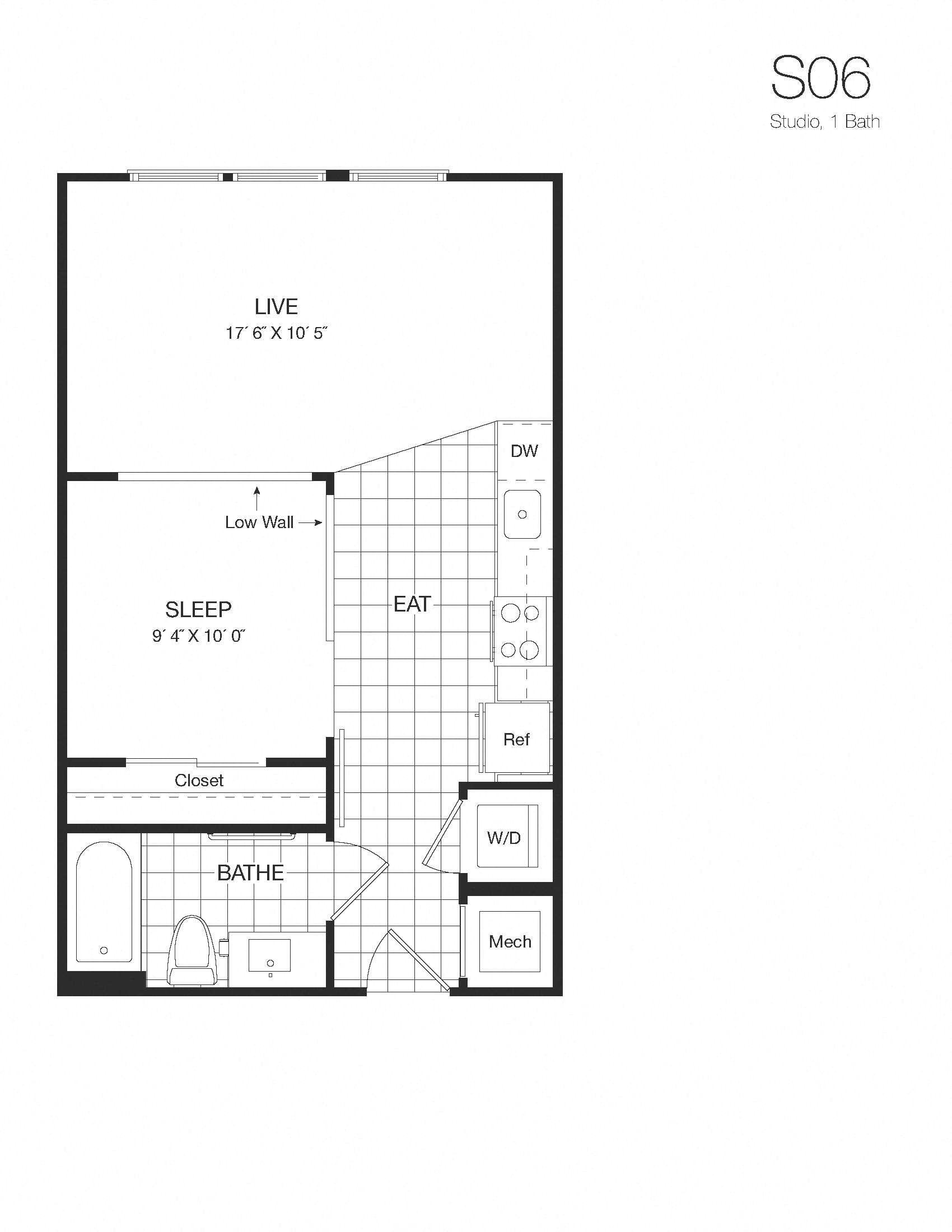 Apartment 29-538 floorplan