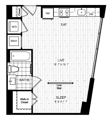 Apartment 29-110 floorplan