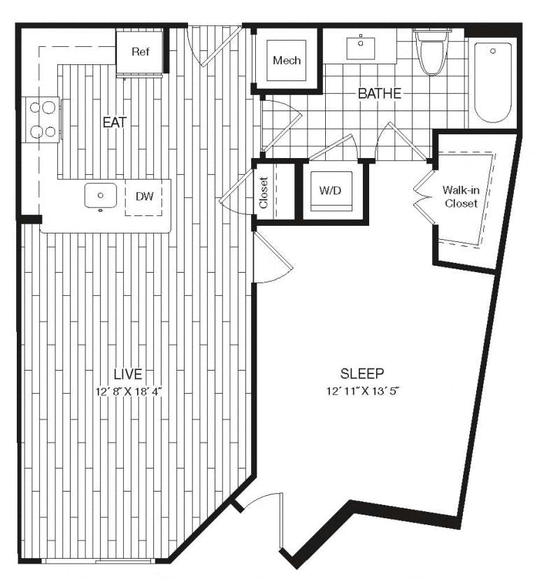 Apartment 29-218 floorplan