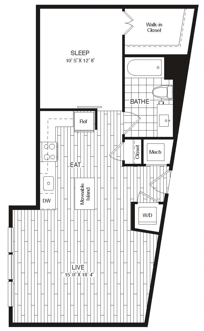 Apartment 27-437 floorplan