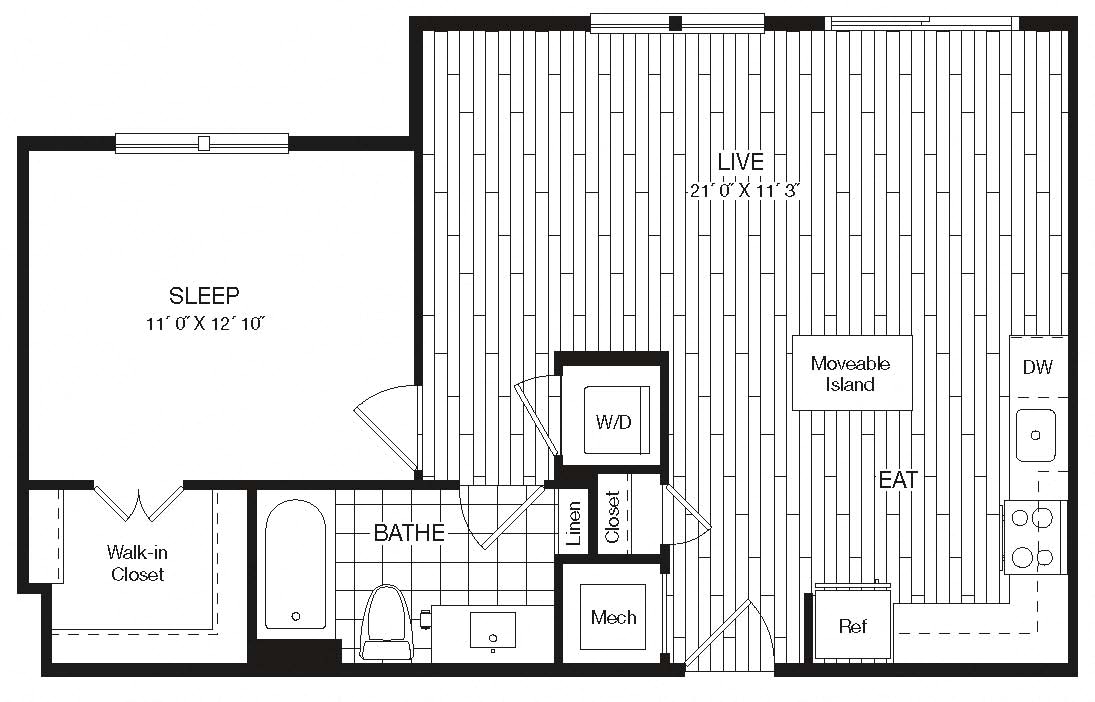 Apartment 27-517 floorplan