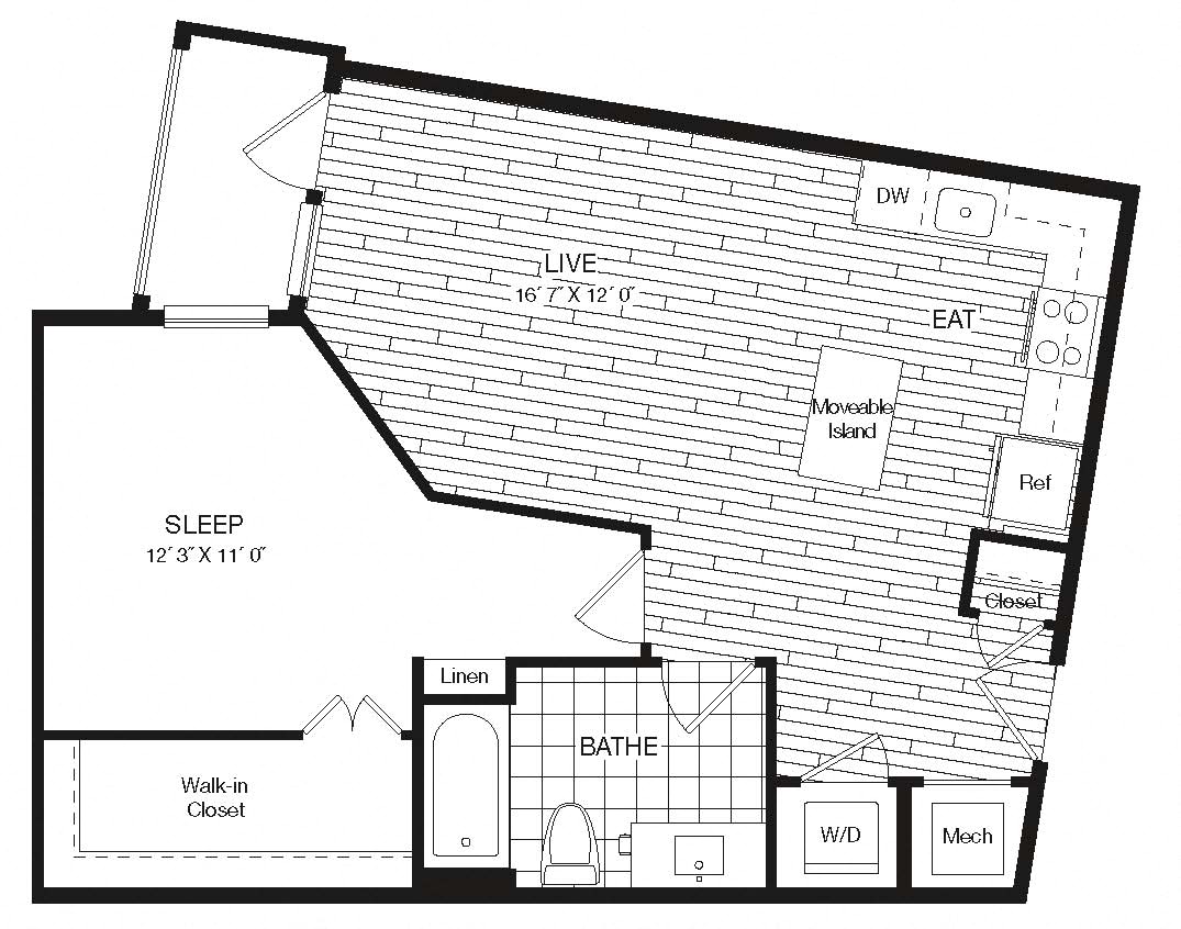 Apartment 27-219 floorplan