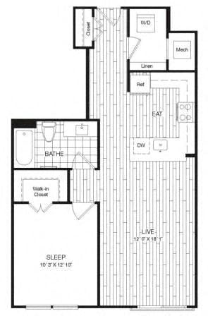 Apartment 29-325 floorplan