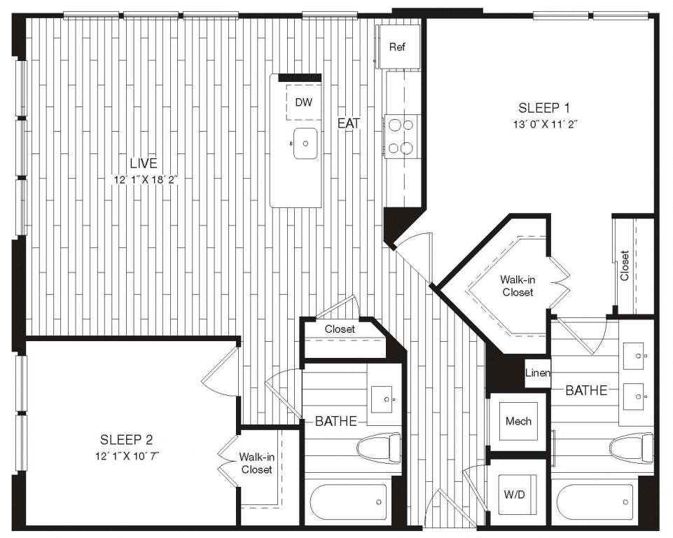 Apartment 29-331 floorplan