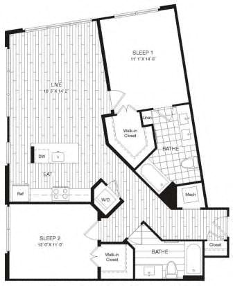 Apartment 29-437 floorplan