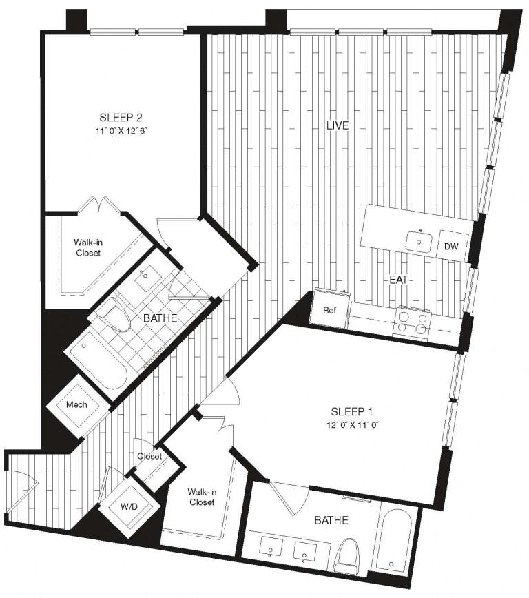 Apartment 29-508 floorplan