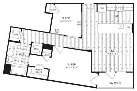 Apartment 29-227 floorplan