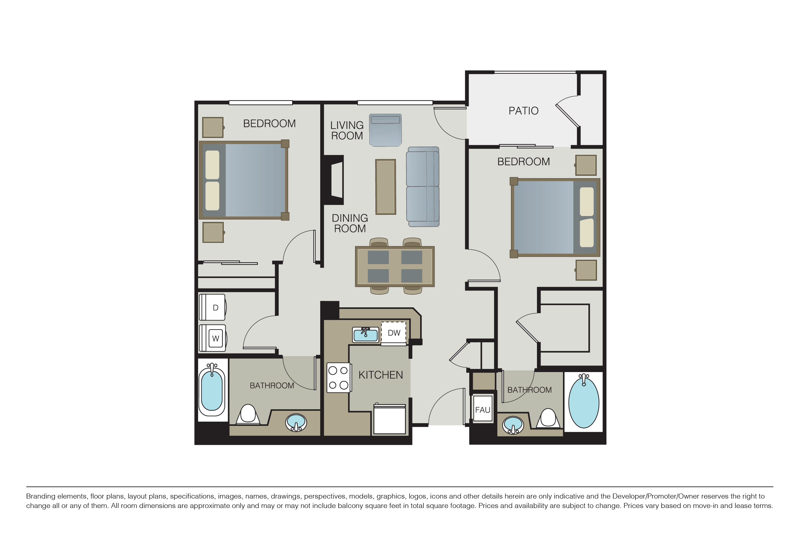 La Calabria floor plan