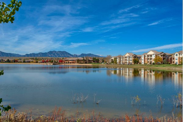 13 Acre Lake with Large Beach and Dock Photo