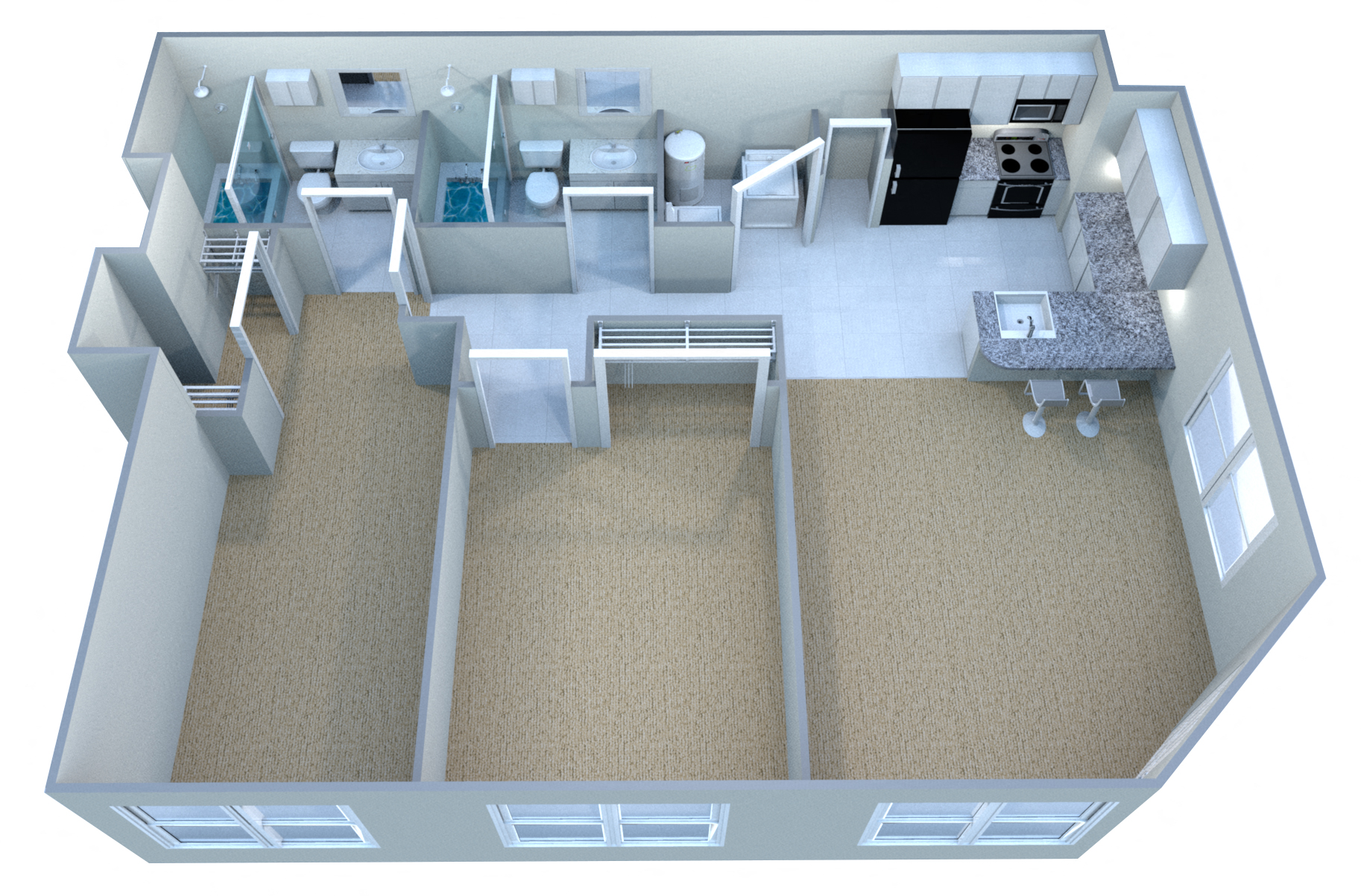 Suite A Floorplan