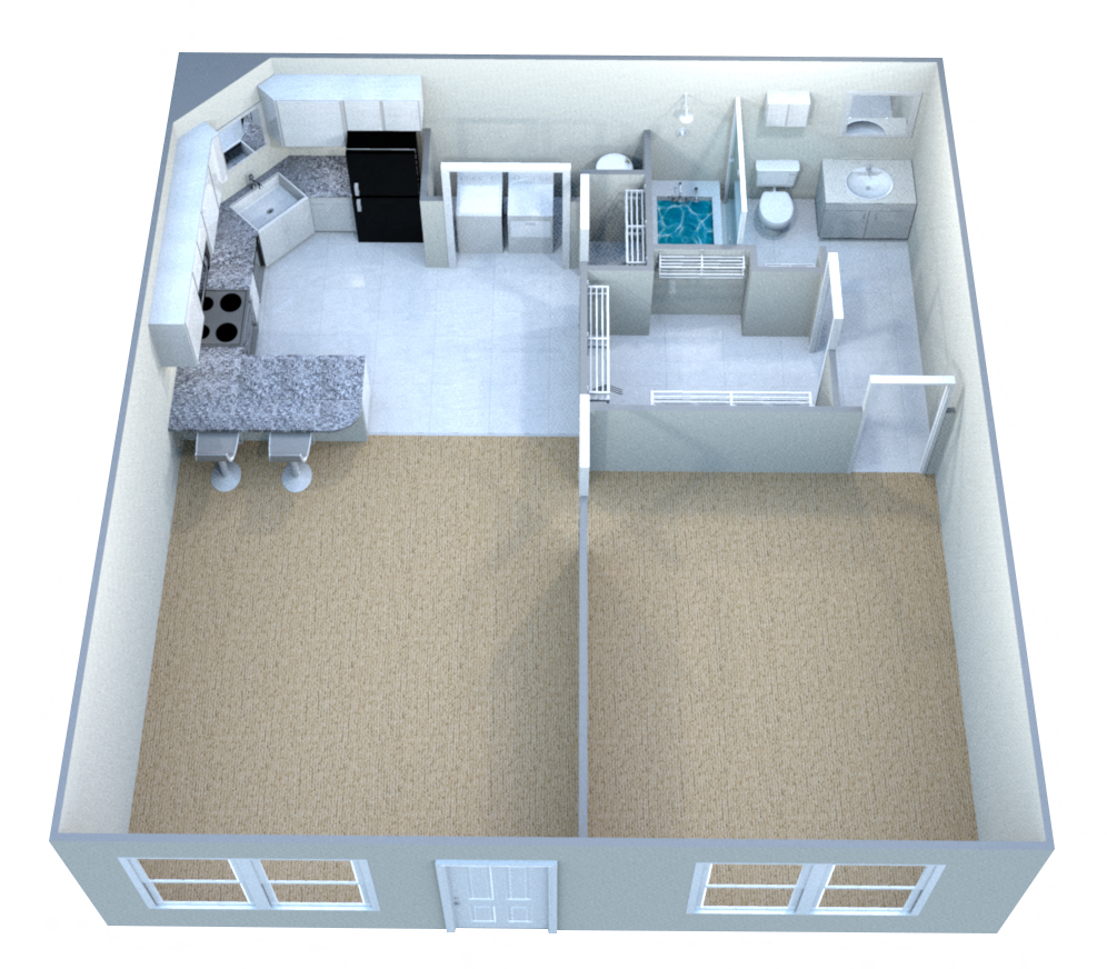 Floor Plans of Southern View I/II in Fayetteville, AR
