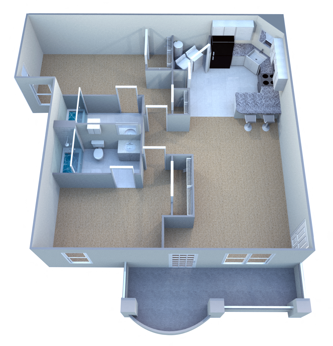 Suite A Floorplan