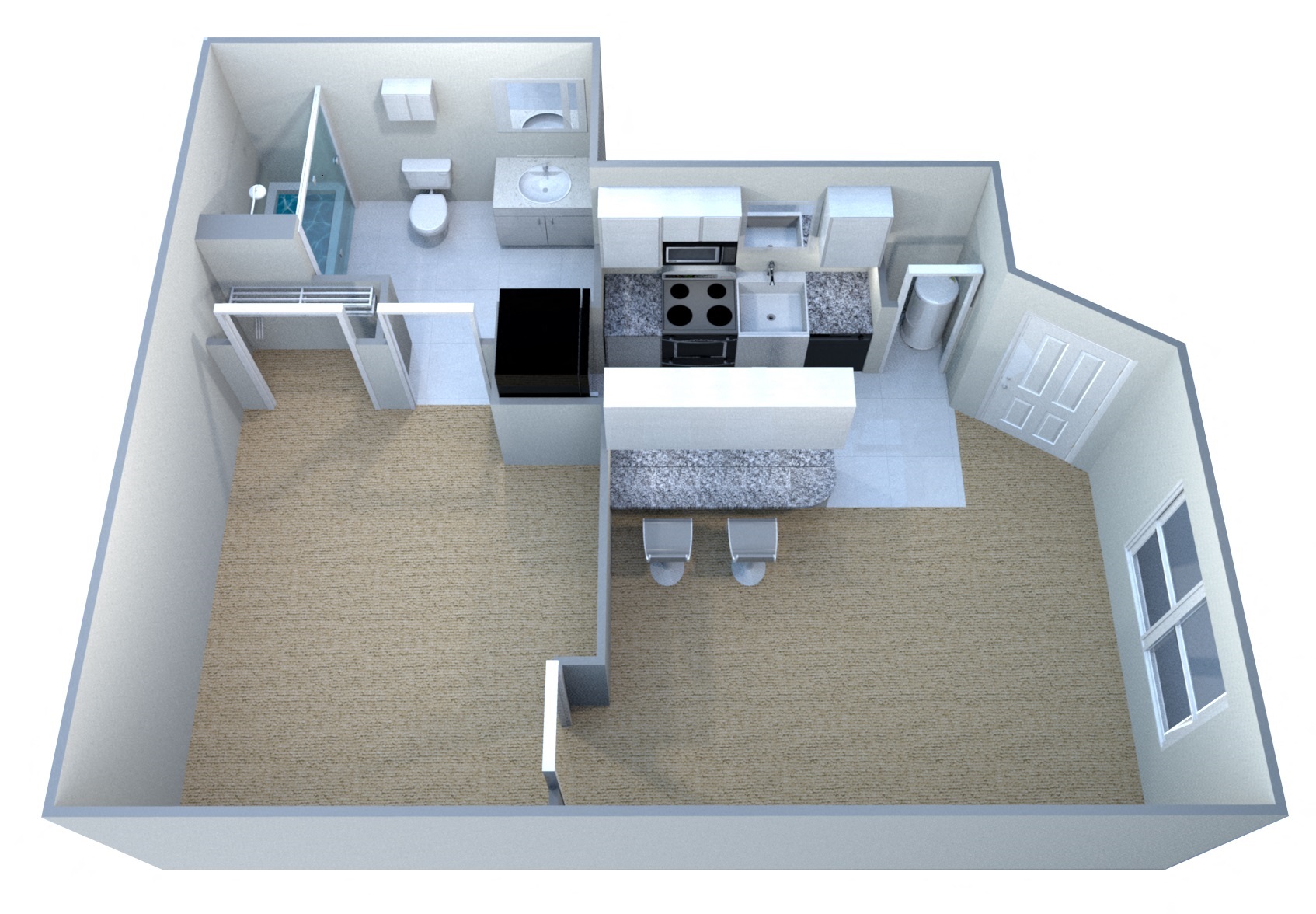 Suite A Floorplan