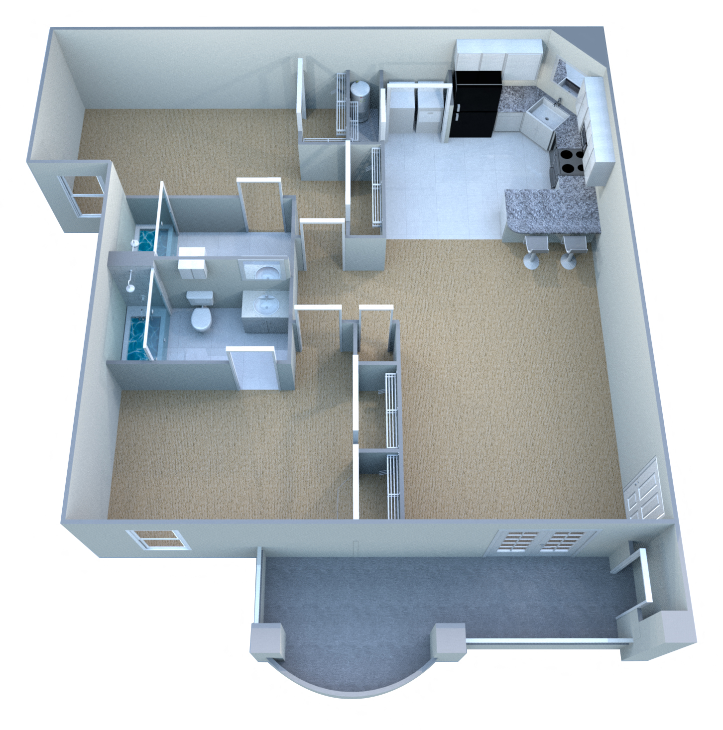 Suite A Floorplan