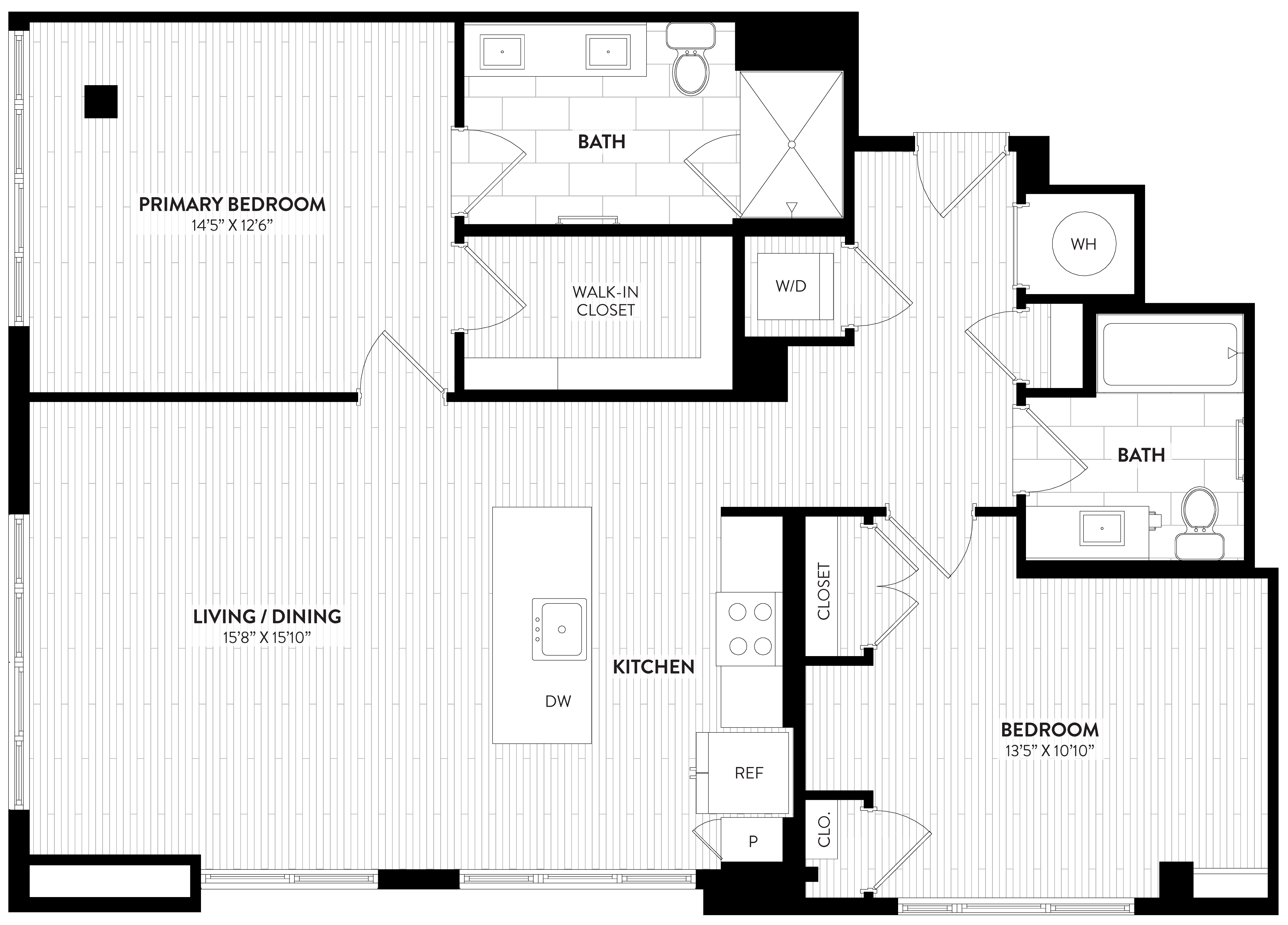 Floor Plan Image of Apartment Apt PH04