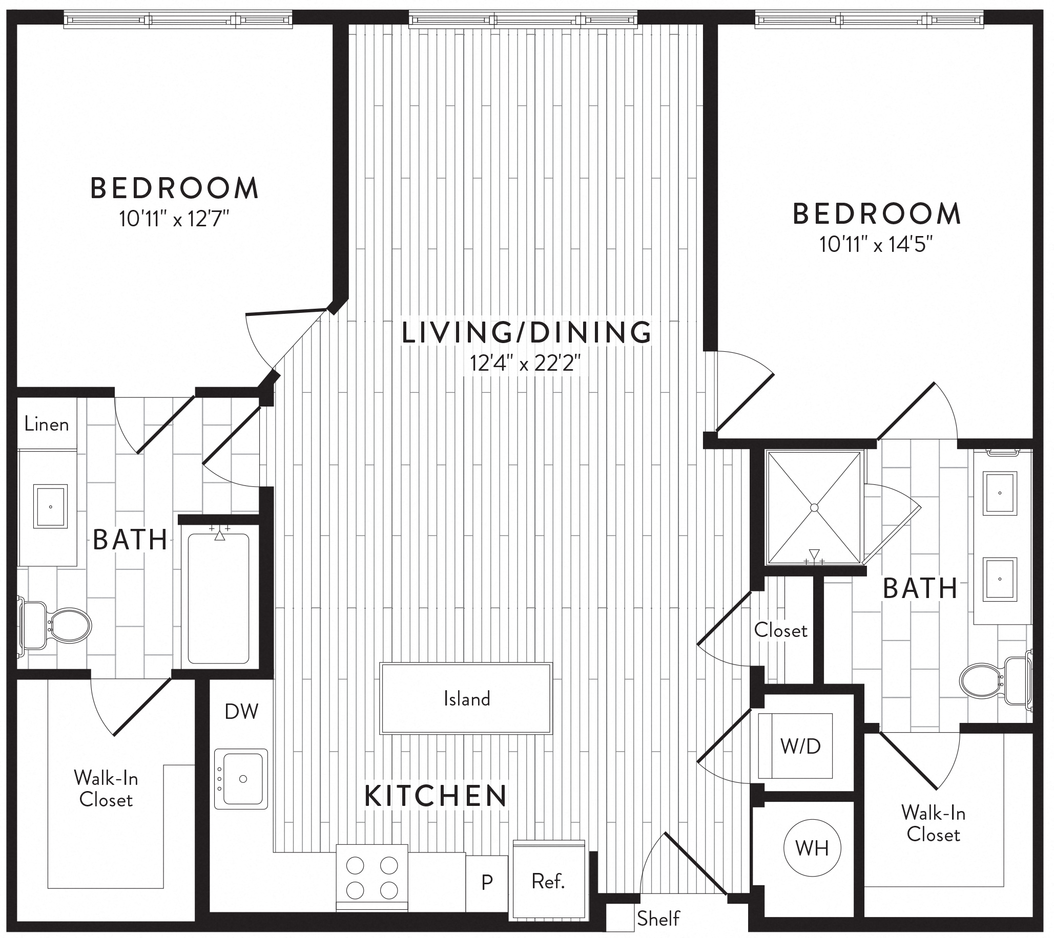 APT. A-502 floor plan thumb