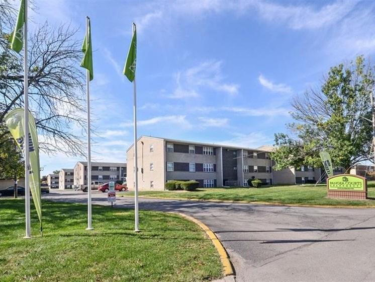 Pangea Courts Apartments Indianapolis Exterior