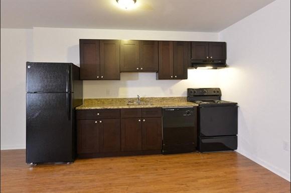 Apartments in Baltimore, Maryland feature updated kitchens.