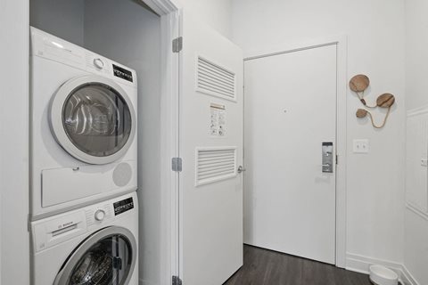 Stacked Washer/Dryer at The Edison at Union Market, Washington, 20002