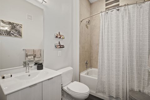 Luxurious Bathroom at The Edison at Union Market, Washington, DC, 20002