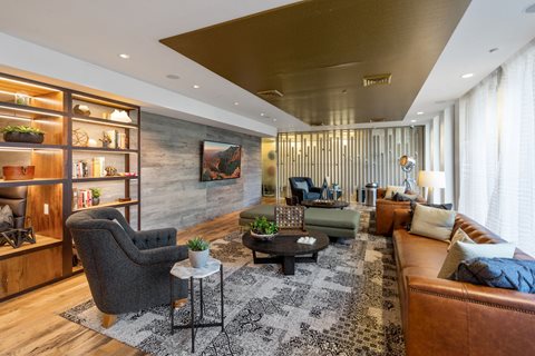 Resident Lounge at The Edison at Union Market, Washington