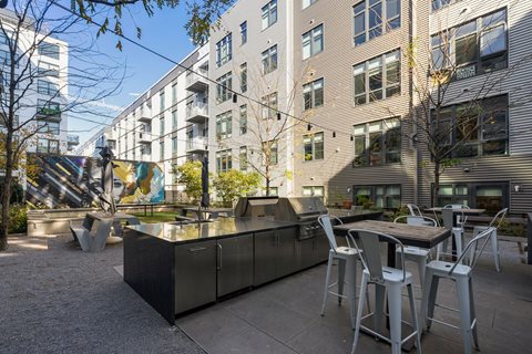 Outdoor Kitchen at The Edison at Union Market, Washington, DC, 20002