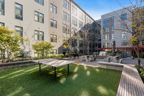 Picnic Area With Grilling Facility at The Edison at Union Market, Washington, 20002