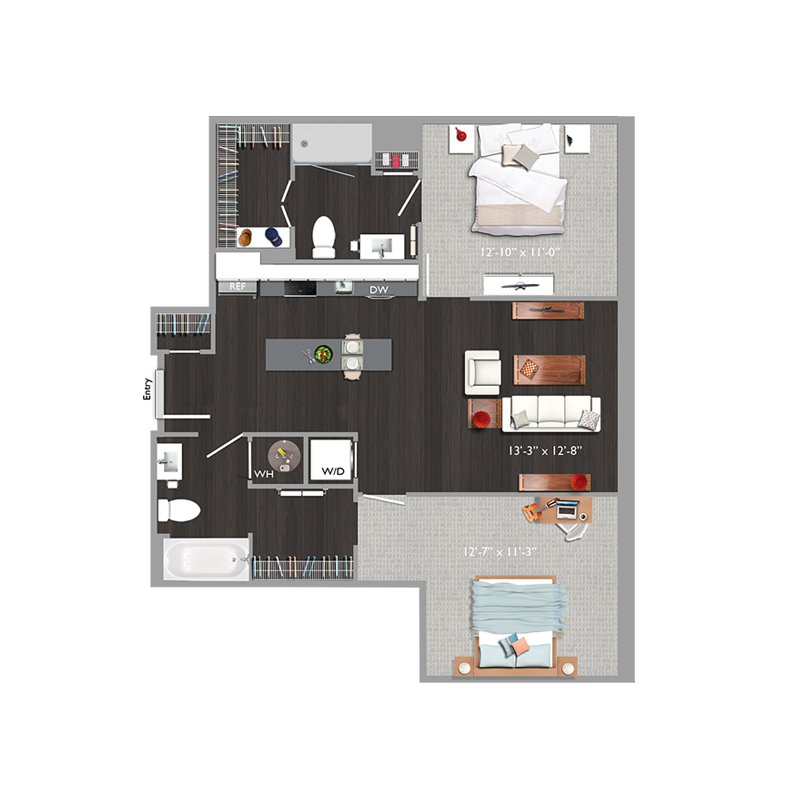 1 & 2 Bedroom Apartments in NE DC The Edison at Union Market