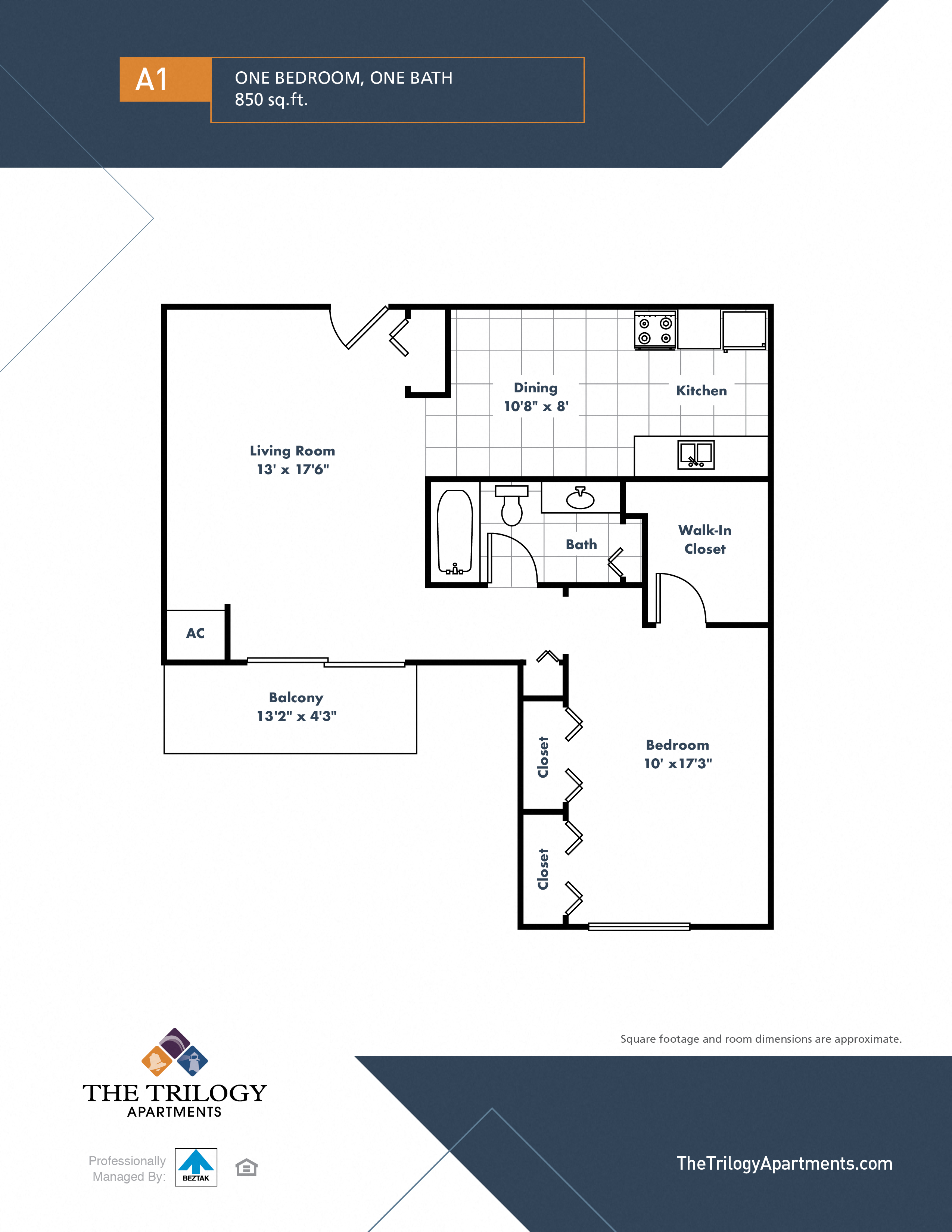 A1 floor plan