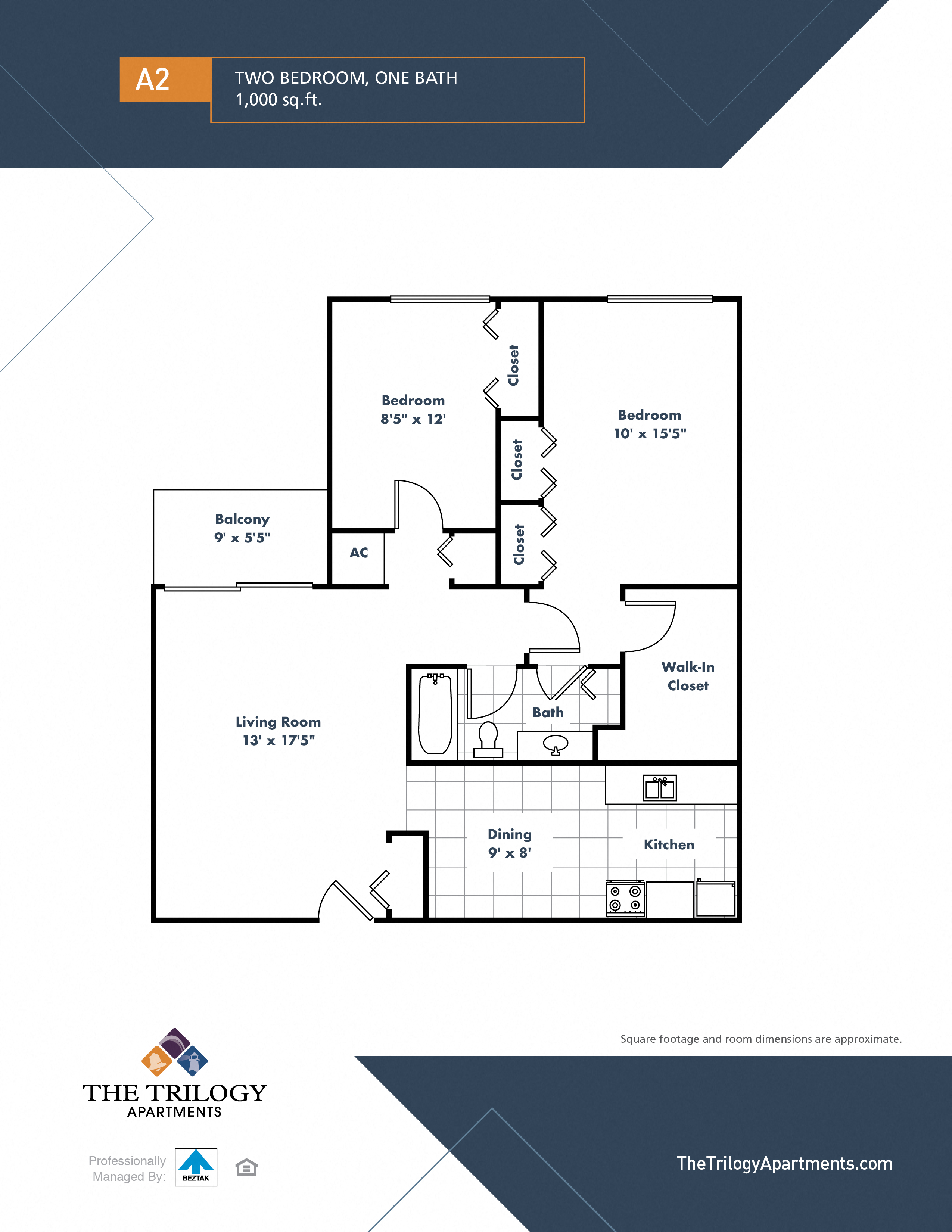A2 floor plan